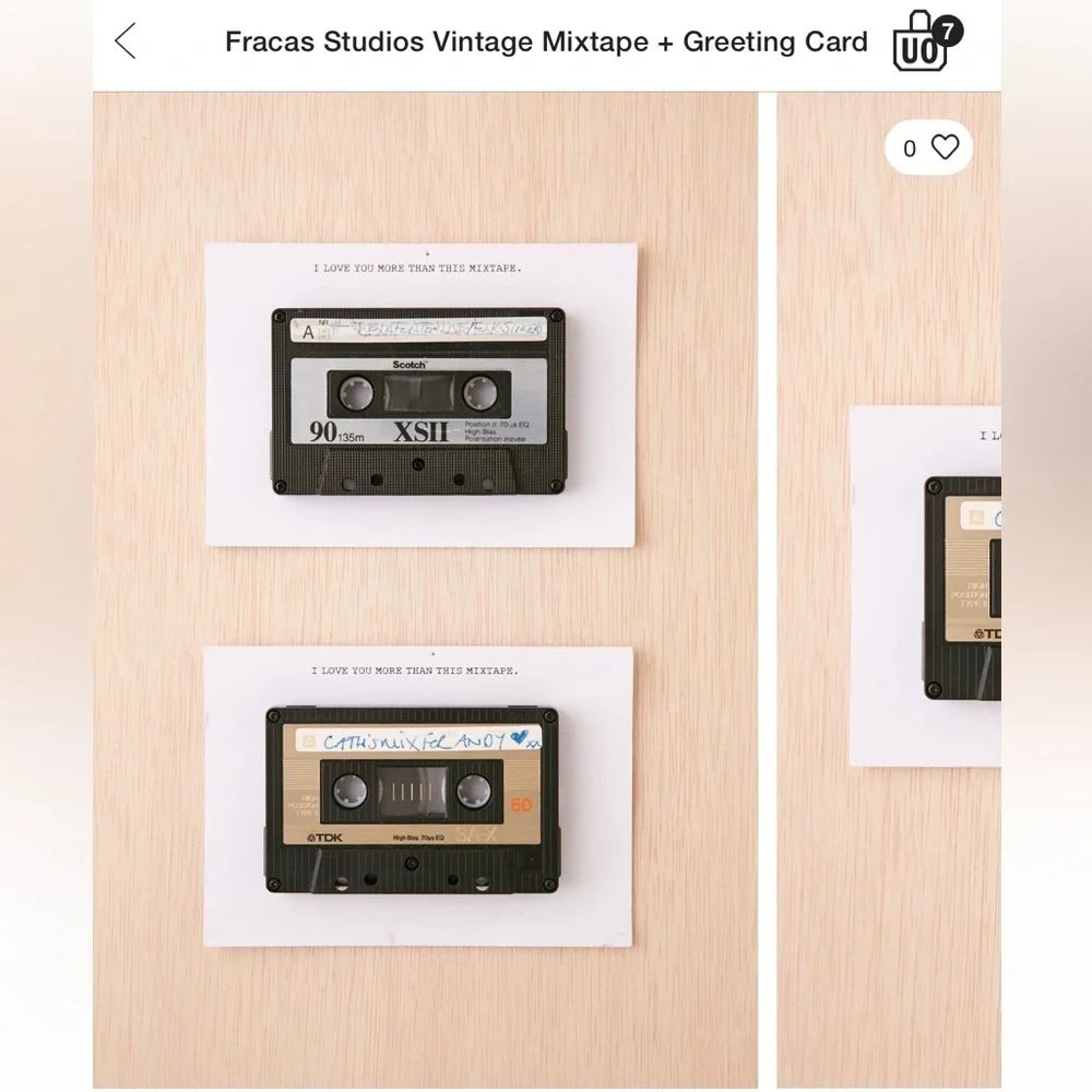 Cassette Mixtape Greeting Cards